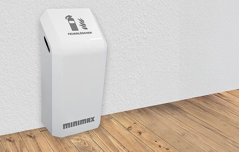 Design-Abdeckung für Feuerlöscher
