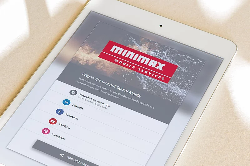 Minimax auf Social Media