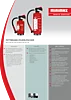 Produktdatenblatt Fettbrand-Feuerlöscher Minimax PB25FL-WF 3 + WF 6 sfG A-F