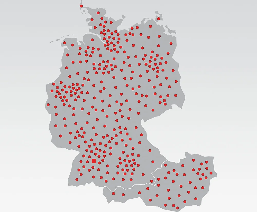 Minimax - 340 Standorte deutschland- und österreichweit