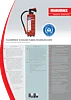 Produktdatenblatt fluorfreie Schaum-Tuben-Feuerlöscher Minimax Blauer Engel PB81FL-WX 6 nG fluorfrei, WX 9nG fluorfrei