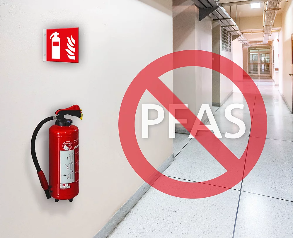 In Kürze müssen alle PFAS-haltigen Feuerlöscher gegen fluorfreie Alternativen ausgetauscht sein