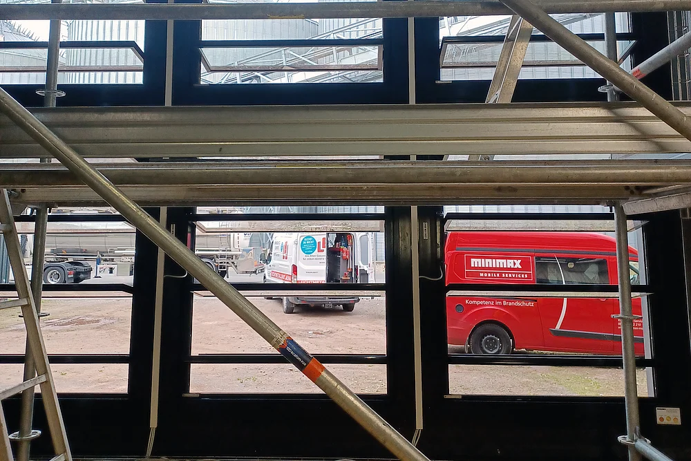 Südzucker Werk Zeitz, Stärkeproduktion Detail-Innenansicht 1 mit neuen Fenstern