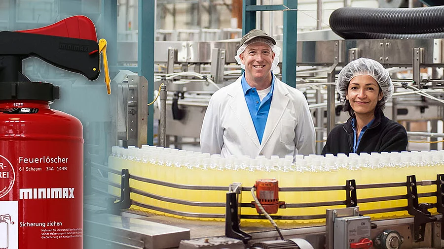 Schaumfeuerlöscher in der Industrie sind vom PFAS-Verbot betroffen