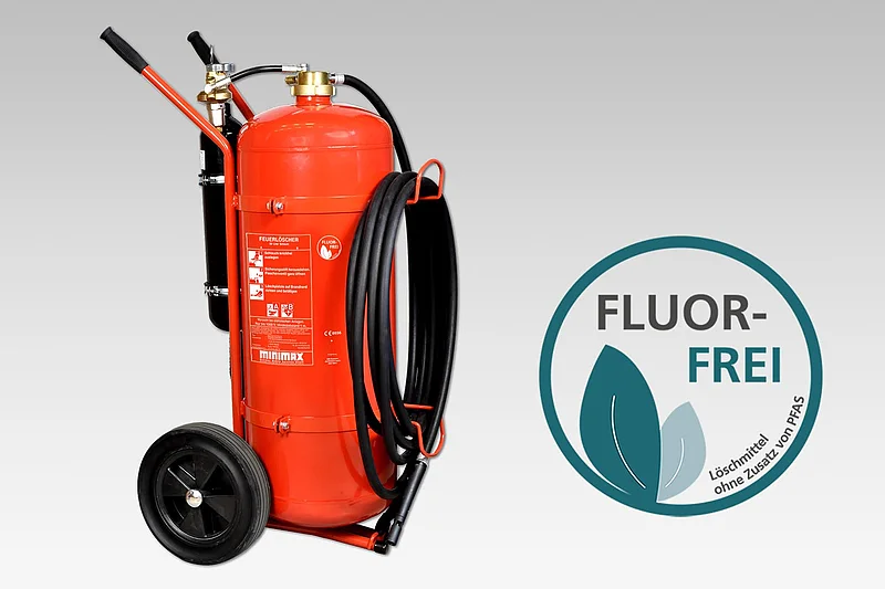 Fahrbares Schaum-Kartuschen-Feuerlöschgerät WX 50n fluorfrei