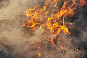 Feuer und Rauchentwicklung