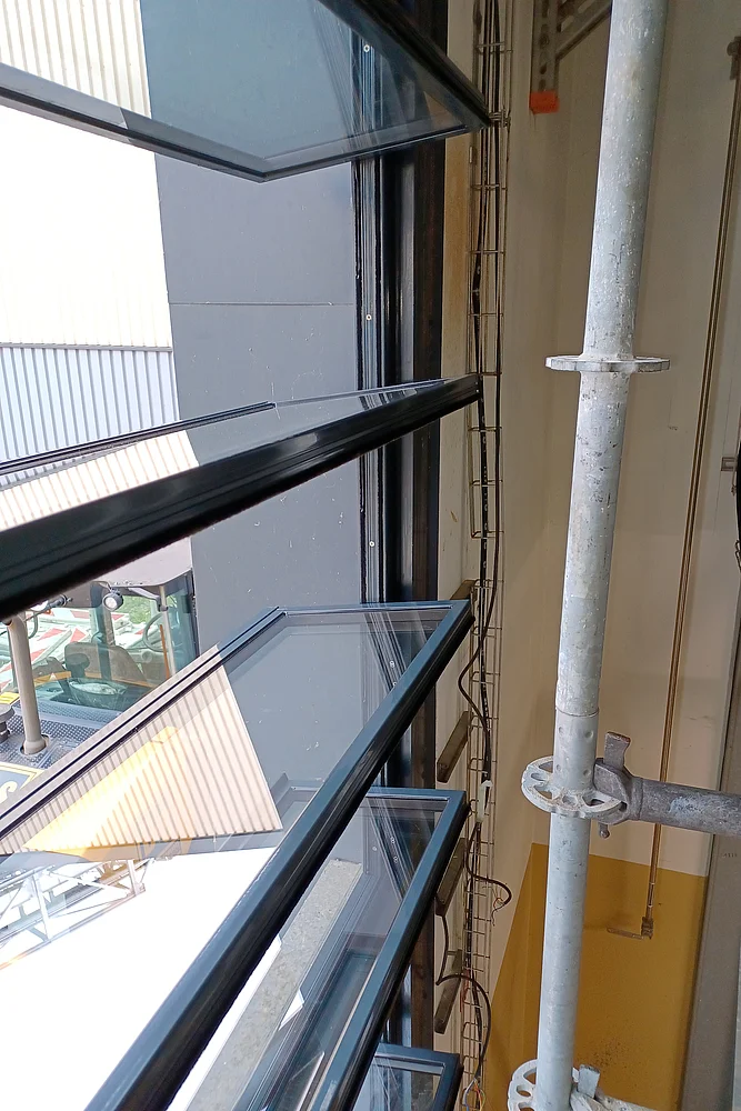Südzucker Werk Zeitz, Stärkeproduktion Detail-Innenansicht 2 mit neuen Fenstern