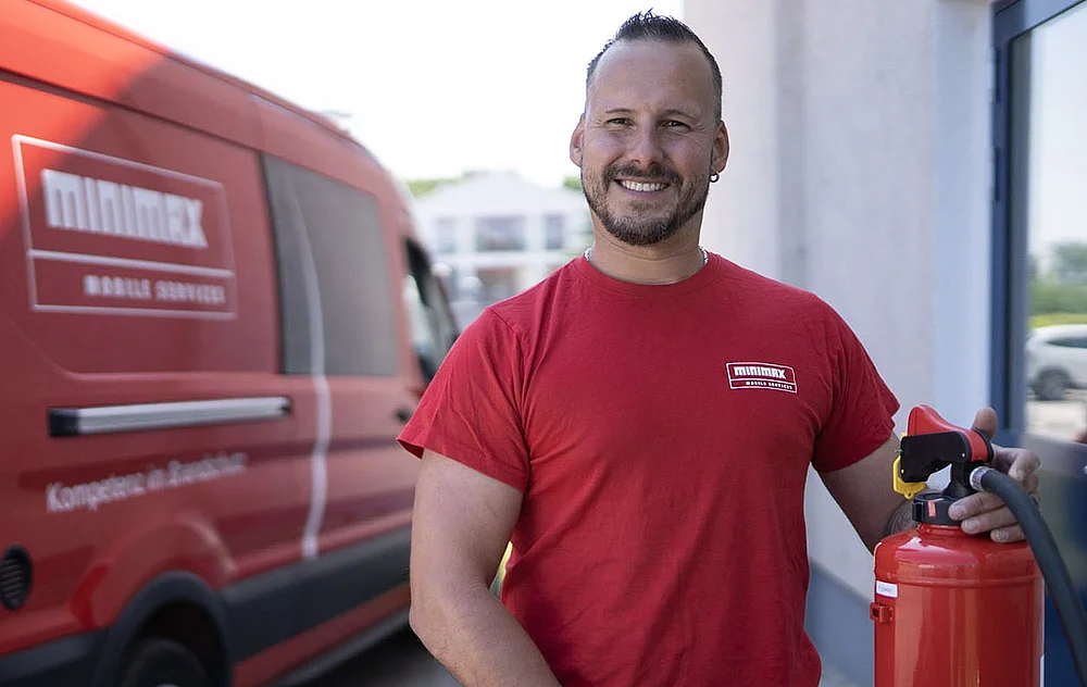 Wartung Feuerlöscher von Minimax