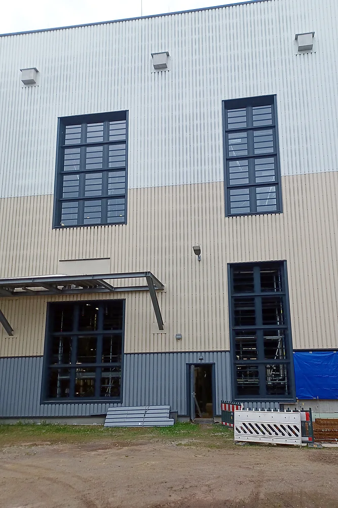 Südzucker Werk Zeitz, Stärkeproduktion Detail-Außenansicht 2 mit neuen Fenstern