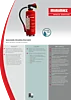 Produktdatenblatt Wasser-Feuerlöscher Minimax PB22FL-WU 6nG blue+ und WU 9nG blue+