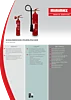 Produktdatenblatt  Kohlendioxid-Feuerlöscher Minimax PB31FL CS 2c, CS 5c