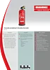 Produktdatenblatt Pulver-Kompakt-Feuerlöscher PB60FL-PU 2 G