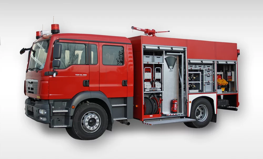 Löschfahrzeug mit Löschanlage