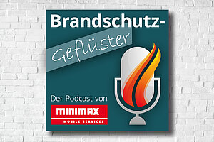 Logo Minimax-Podcast Brandschutz-Geflüster