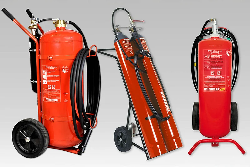 Fahrbare Feuerlöschgeräte von Minimax