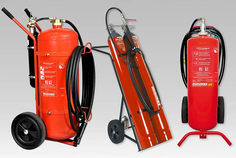 Fahrbare Feuerlöschgeräte von Minimax